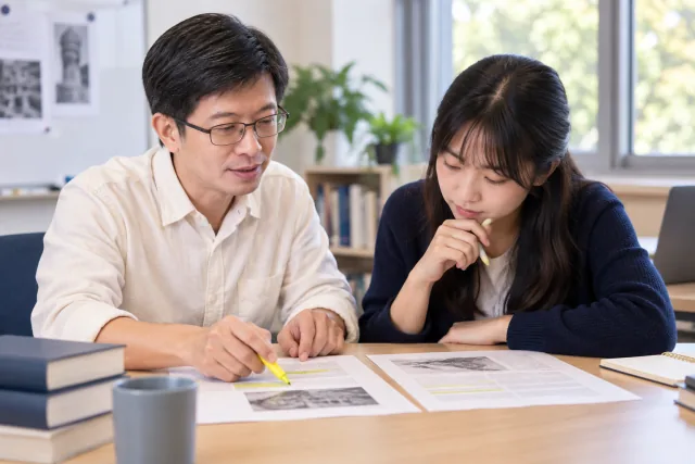 AI示意：第 2 週的情報研究員情境
